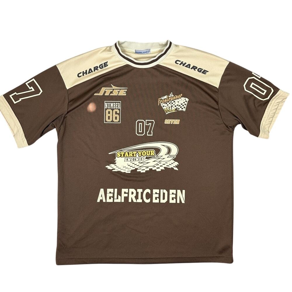 Aelfric Eden Mens Size L Contrast Color Racing Jersey